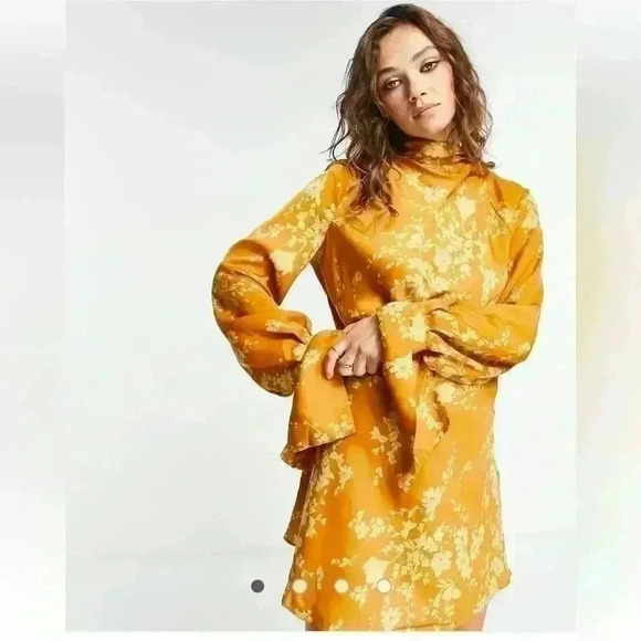 Beautiful Free People Printed Mini Dress - Picture 2 of 6